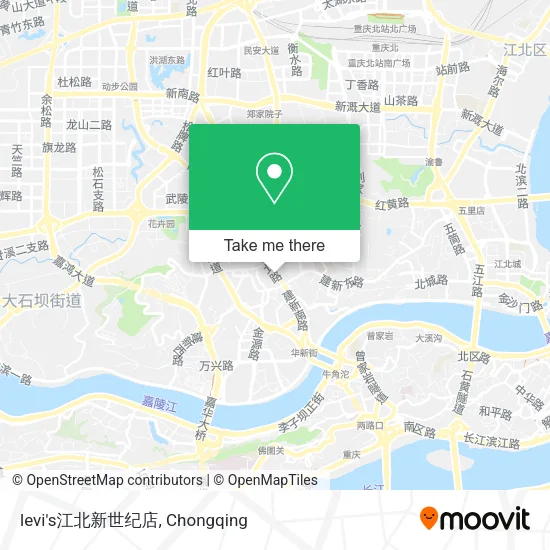 levi's江北新世纪店 map