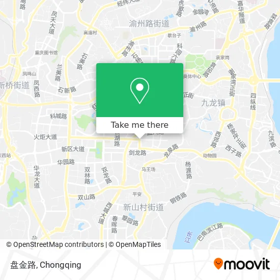 盘金路 map