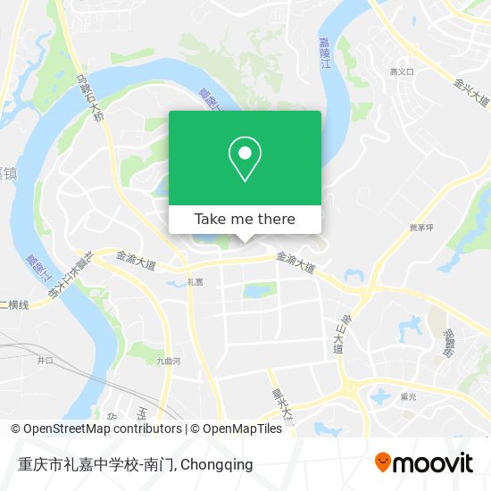 重庆市礼嘉中学校-南门 map