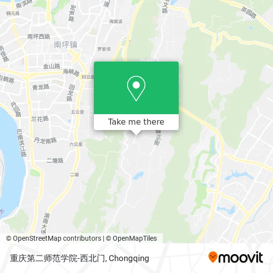 重庆第二师范学院-西北门 map