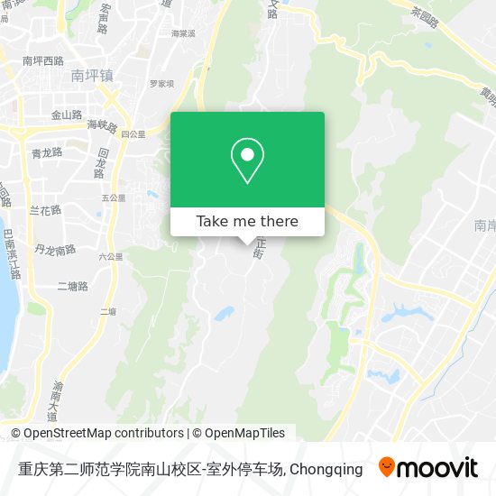 重庆第二师范学院南山校区-室外停车场 map