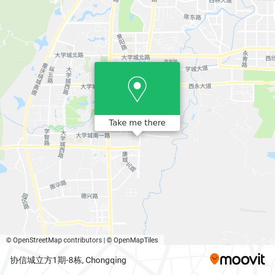 协信城立方1期-8栋 map