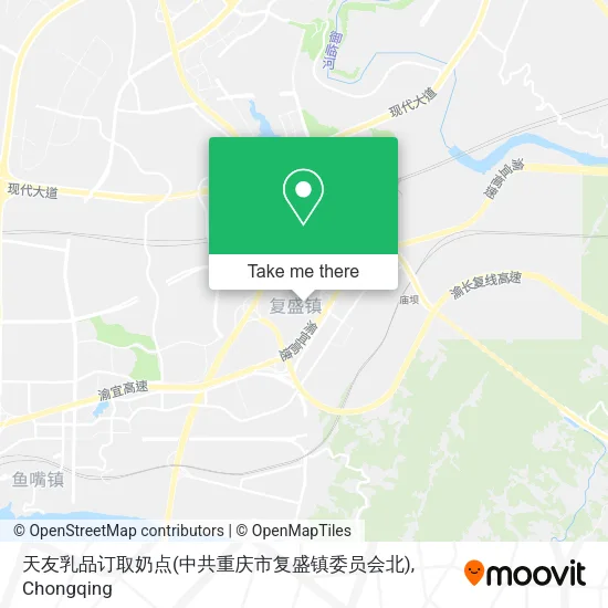 天友乳品订取奶点(中共重庆市复盛镇委员会北) map