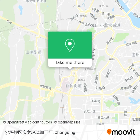 沙坪坝区庆文玻璃加工厂 map