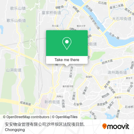 安安物业管理有限公司沙坪坝区法院项目部 map