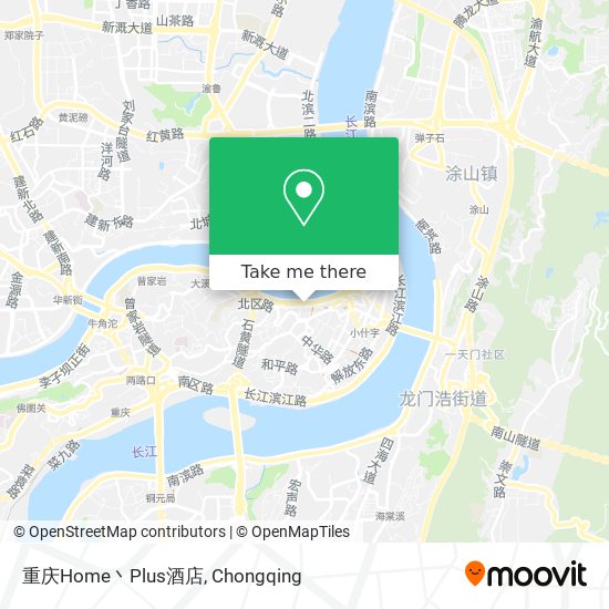 重庆Home丶Plus酒店 map