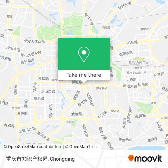 重庆市知识产权局 map