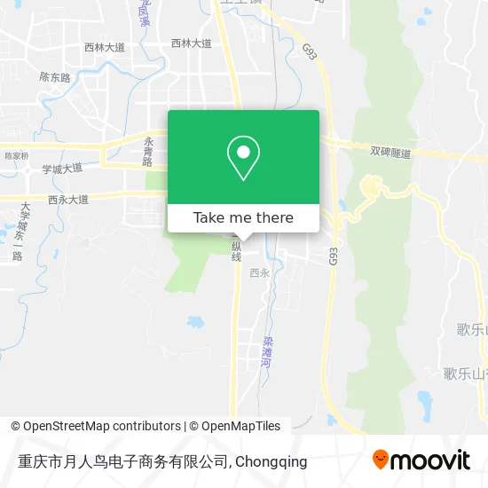 重庆市月人鸟电子商务有限公司 map