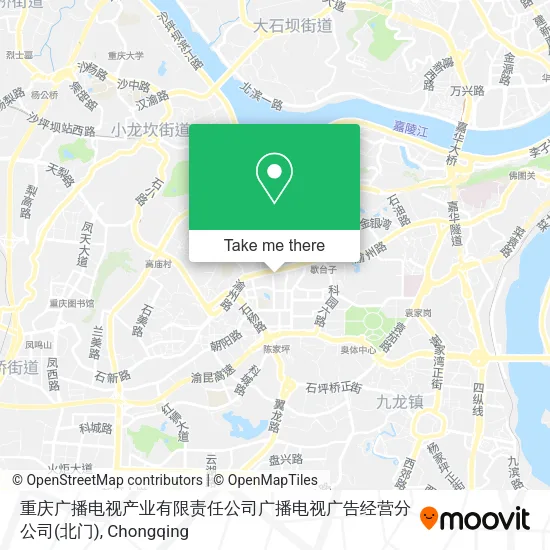 重庆广播电视产业有限责任公司广播电视广告经营分公司(北门) map