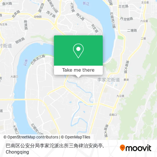 巴南区公安分局李家沱派出所三角碑治安岗亭 map