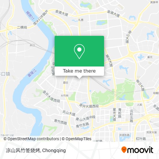 凉山风竹签烧烤 map