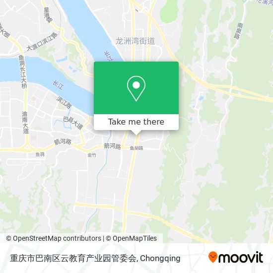 重庆市巴南区云教育产业园管委会 map