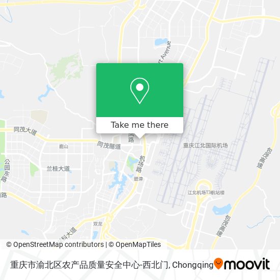 重庆市渝北区农产品质量安全中心-西北门 map