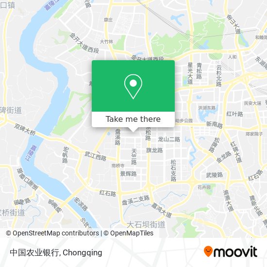 中国农业银行 map
