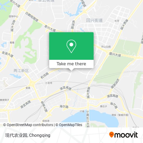 现代农业园 map