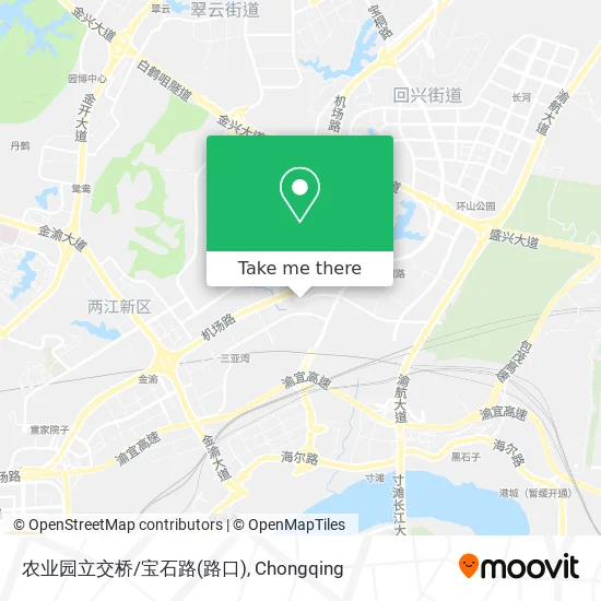 农业园立交桥/宝石路(路口) map