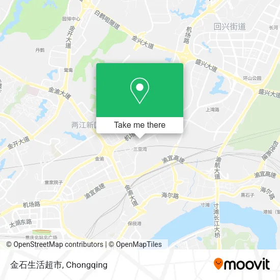 金石生活超市 map