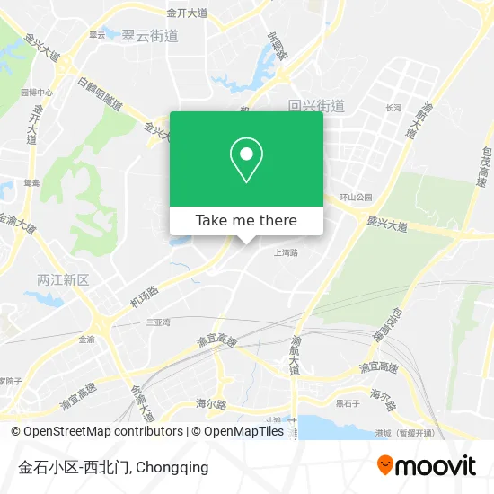 金石小区-西北门 map