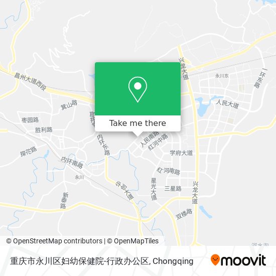 重庆市永川区妇幼保健院-行政办公区 map