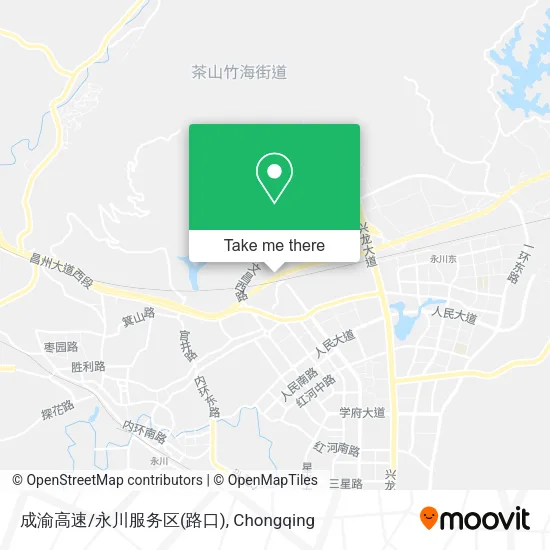 成渝高速/永川服务区(路口) map