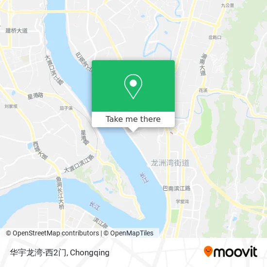 华宇龙湾-西2门 map