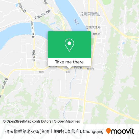 俏辣椒鲜菜老火锅(鱼洞上城时代直营店) map