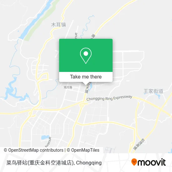 菜鸟驿站(重庆金科空港城店) map