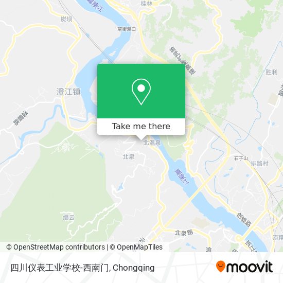 四川仪表工业学校-西南门 map