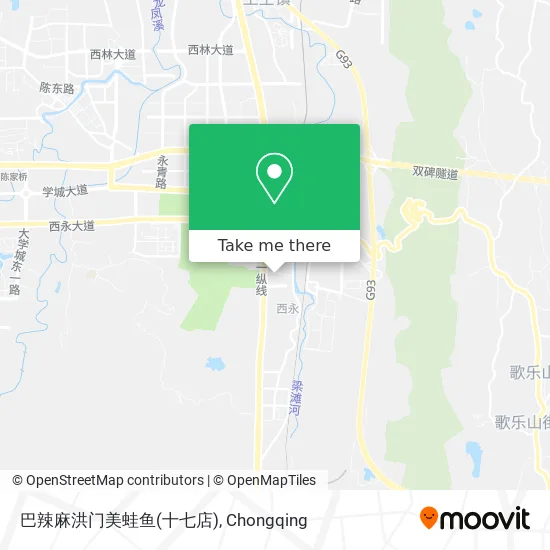 巴辣麻洪门美蛙鱼(十七店) map