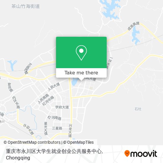 重庆市永川区大学生就业创业公共服务中心 map