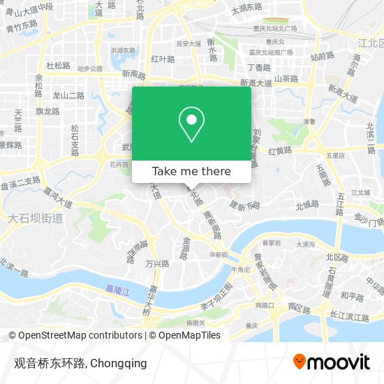 观音桥东环路 map