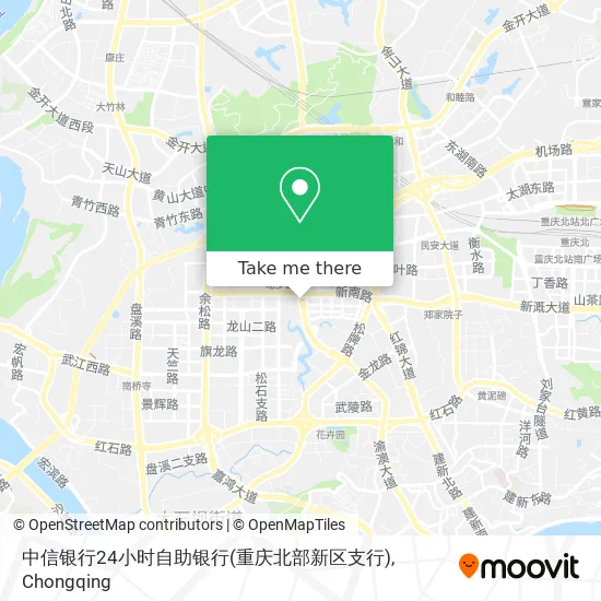 中信银行24小时自助银行(重庆北部新区支行) map