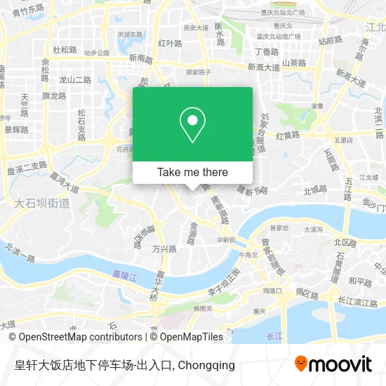 皇轩大饭店地下停车场-出入口 map