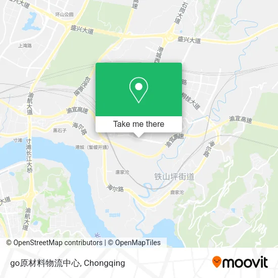 go原材料物流中心 map