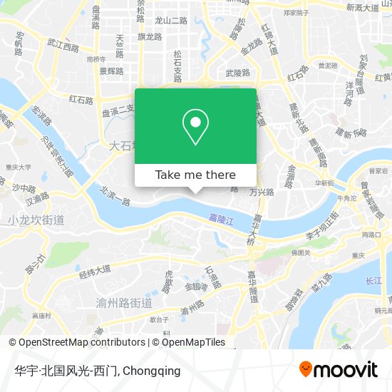 华宇·北国风光-西门 map