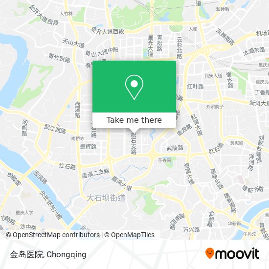 金岛医院 map