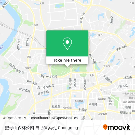 照母山森林公园-自助售卖机 map