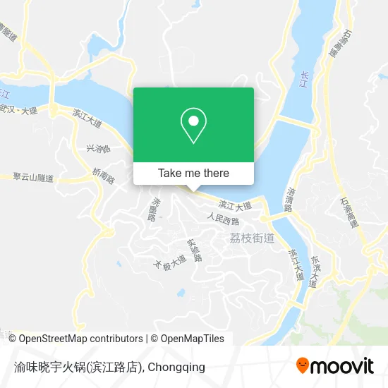 渝味晓宇火锅(滨江路店) map