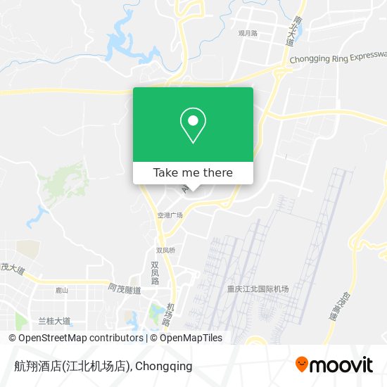 航翔酒店(江北机场店) map