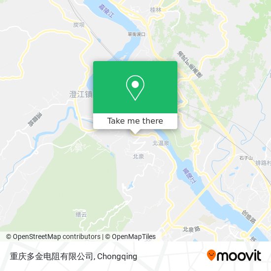 重庆多金电阻有限公司 map
