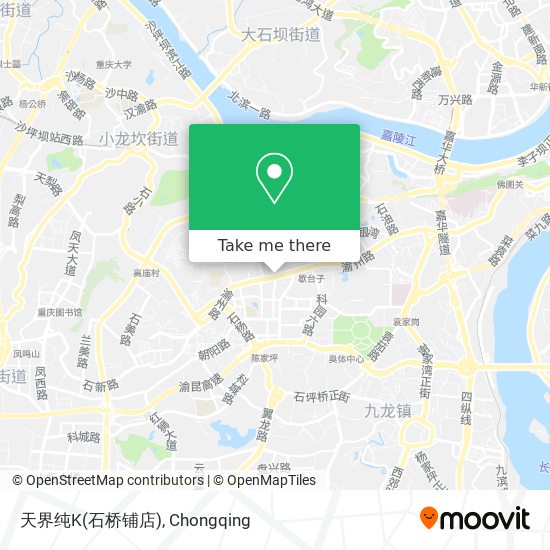 天界纯K(石桥铺店) map
