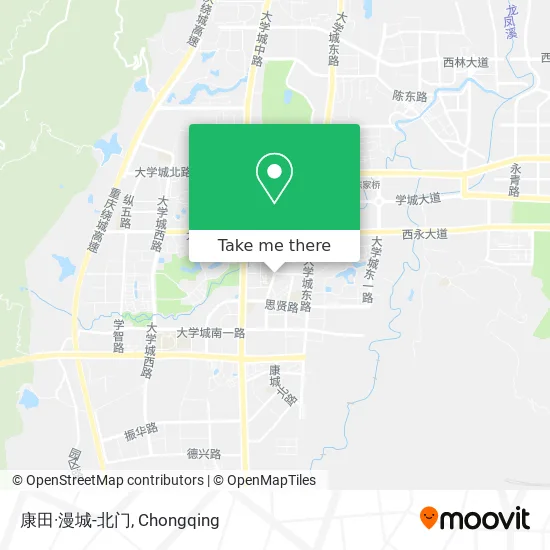 康田·漫城-北门 map