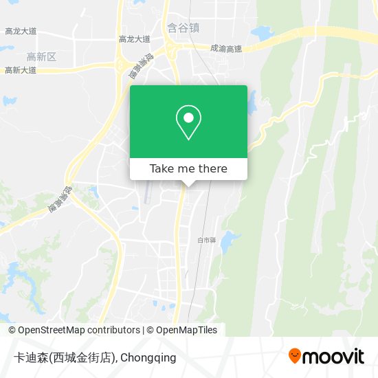 卡迪森(西城金街店) map