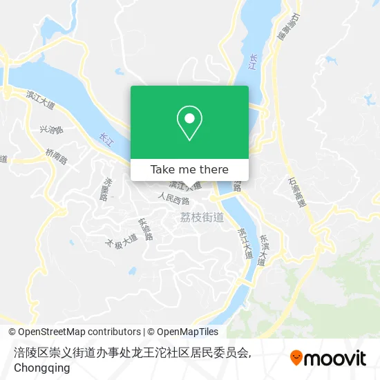 涪陵区崇义街道办事处龙王沱社区居民委员会 map