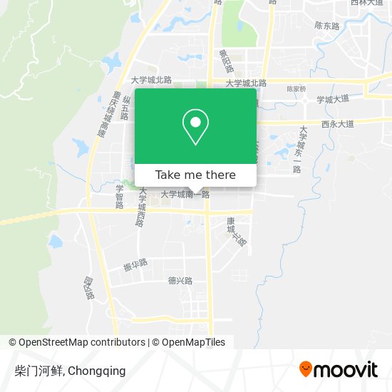 柴门河鲜 map