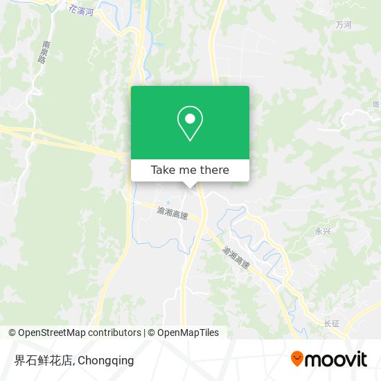 界石鲜花店 map