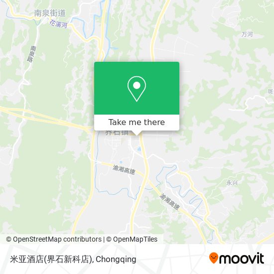 米亚酒店(界石新科店) map