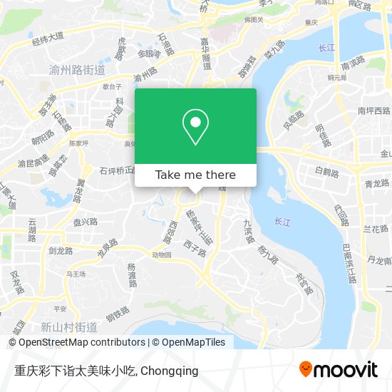 重庆彩下诣太美味小吃 map