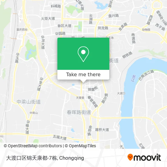 大渡口区锦天康都-7栋 map