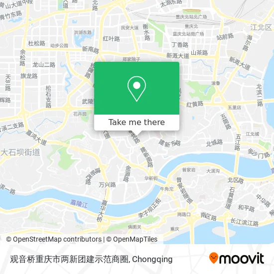 观音桥重庆市两新团建示范商圈 map